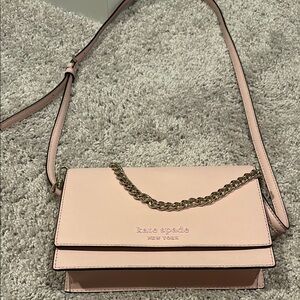 KATE SPADE PINK CROSSBODY BAG WITH CHAIN